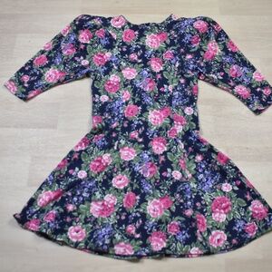 80s Byer Too! Prarie Mini Skate Dress Floral Coquette Size 9 VTG